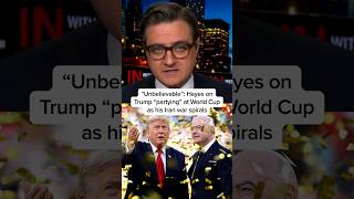'Unbelievable': Hayes on Trump 'partying' at World Cup as his Iran war spirals