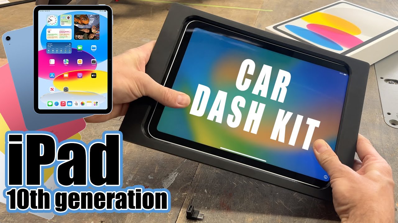 NEW iPad 10 DASH KIT - iPad car mount for car stereo 