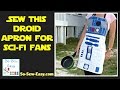 Sew this R2D2-style Star Wars inspired apron