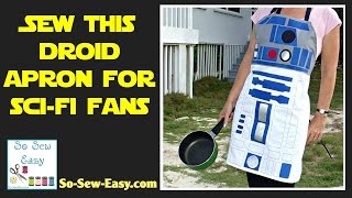 Sew this R2D2-style Star Wars inspired apron