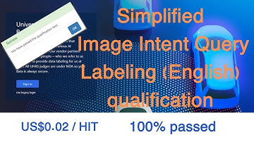 Simplified Image Intent Query Labeling(English) qualification test ,clickworker and uhrs hits