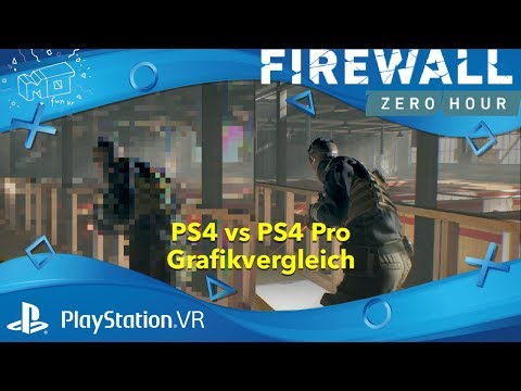 Firewall Zero Hour / PSVR ... PS4 vs PS4 Pro / Grafikvergleich / deutsch / german