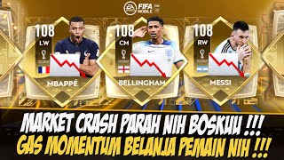 MARKET CRASH PARAH! SAATNYA BELANJA EVENT WORLD CUP 2022 FIFA 2022 MOBILE | FIFA MOBILE 22 INDONESIA