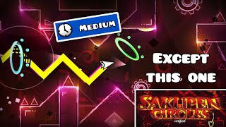Im Beating ALL Medium Length Levels in Geometry Dash!
