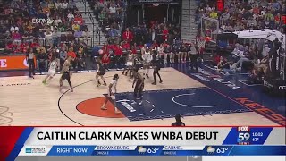 Caitlin Clark makes WNBA debut