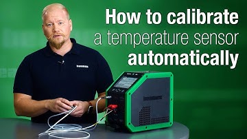 How to calibrate a Pt100 temperature sensor automatically
