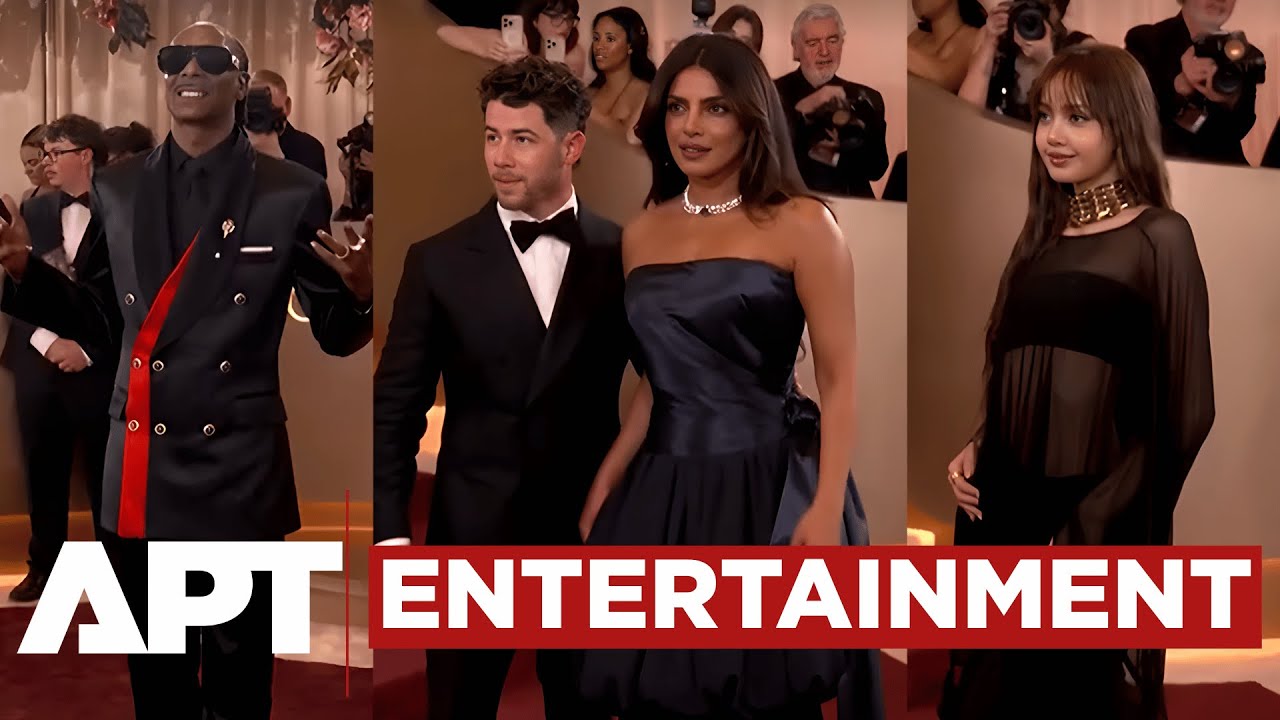 WATCH: BLACKPINK’s Lisa, Snoop Dogg & Nick Jonas Arrive at Golden Globes 2026 Red Carpet | APT