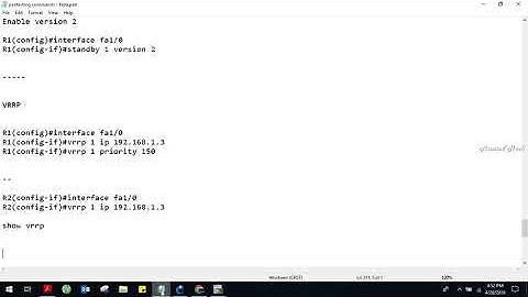 CCNA  How To Configure VRRP on Cisco Routers  vrrp configuration CISCO