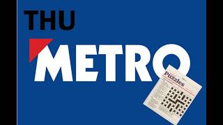 SOLVE WITH ME! CROSSWORD MASTERCLASS (METRO)#crossword #puzzle #cryptic#metro