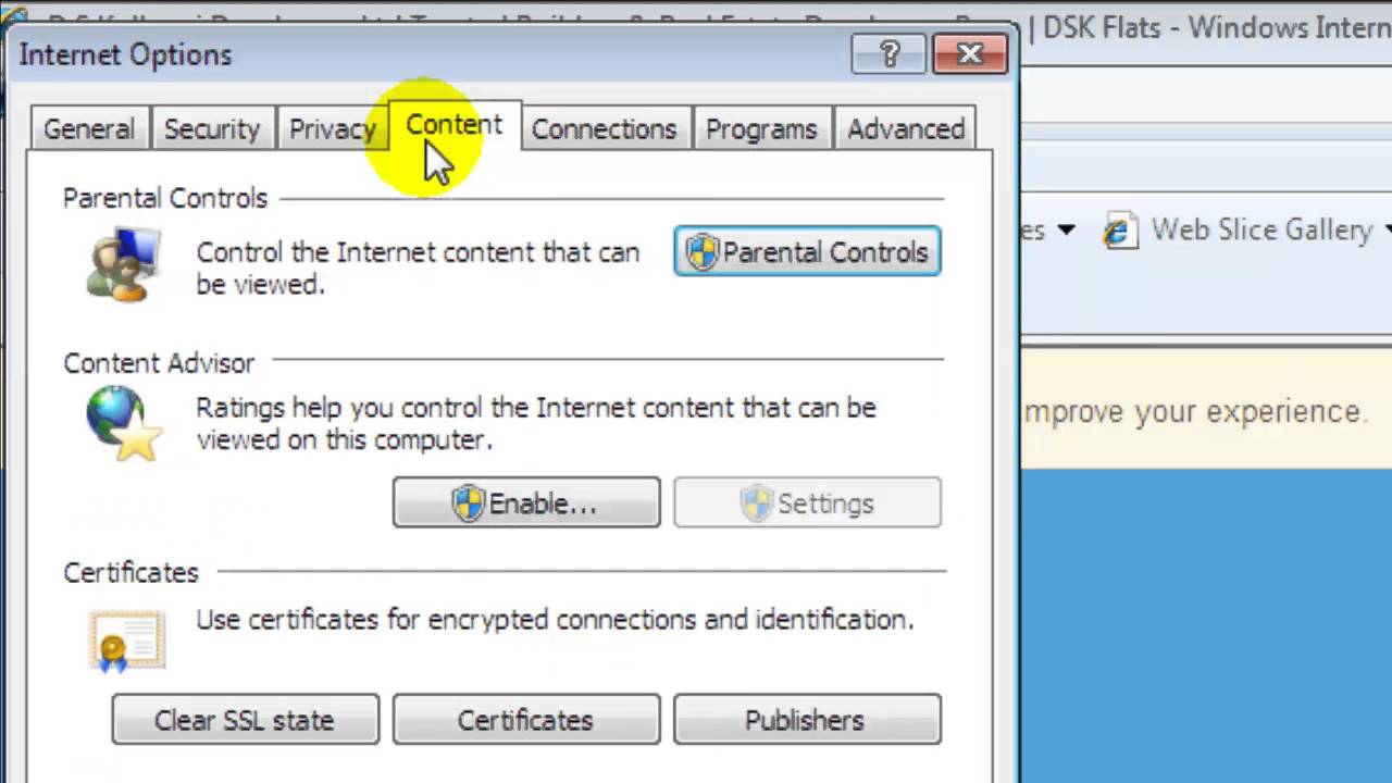 internet explorer 8 download certificate