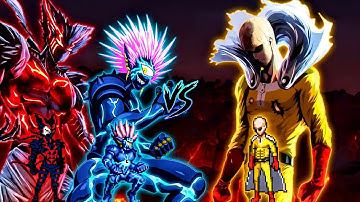 Boros V2 OP (New) & Monster Garou OP VS Accurate Saitama OP in Jump Force Mugen