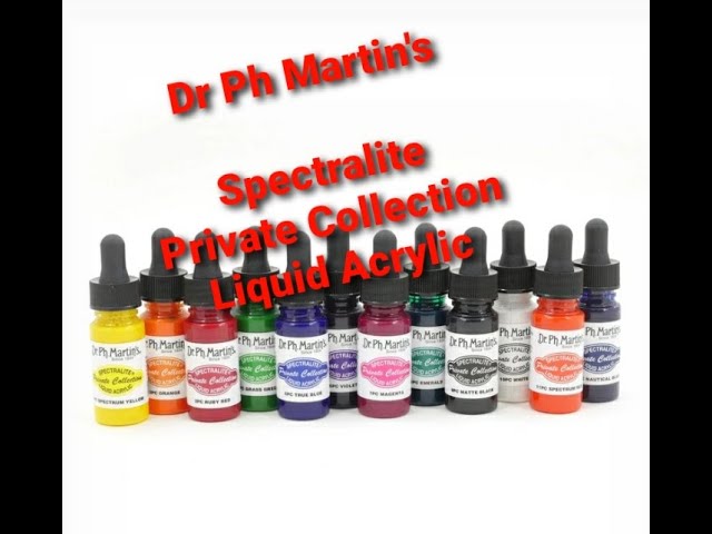 Spectralite Private Collection Liquid Acrylics, 0.5 oz, Set 1 – Dr. Ph.  Martin's