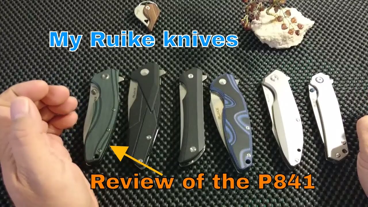 My Ruike knives + The new Ruike P841L knife review YouTube