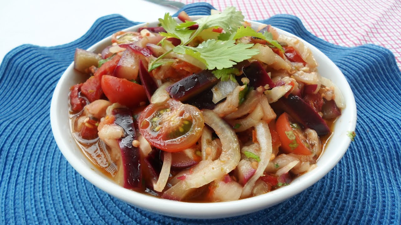 RECEITA DE SALADA DE BERINJELA VIDA & SAÚDE