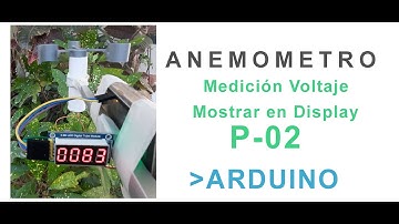 Anemómetro Casero con Arduino - Parte 02 - Medir voltaje y mostrarlo en display de 7 segmentos
