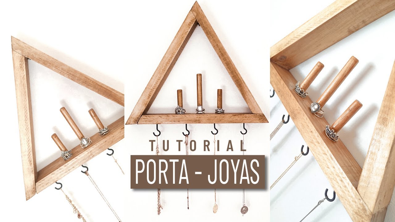 ORGANIZADOR DE JOYAS DIY / tutorial organizador de joyas paso a paso /  PORTA JOYAS / diy boho decor 