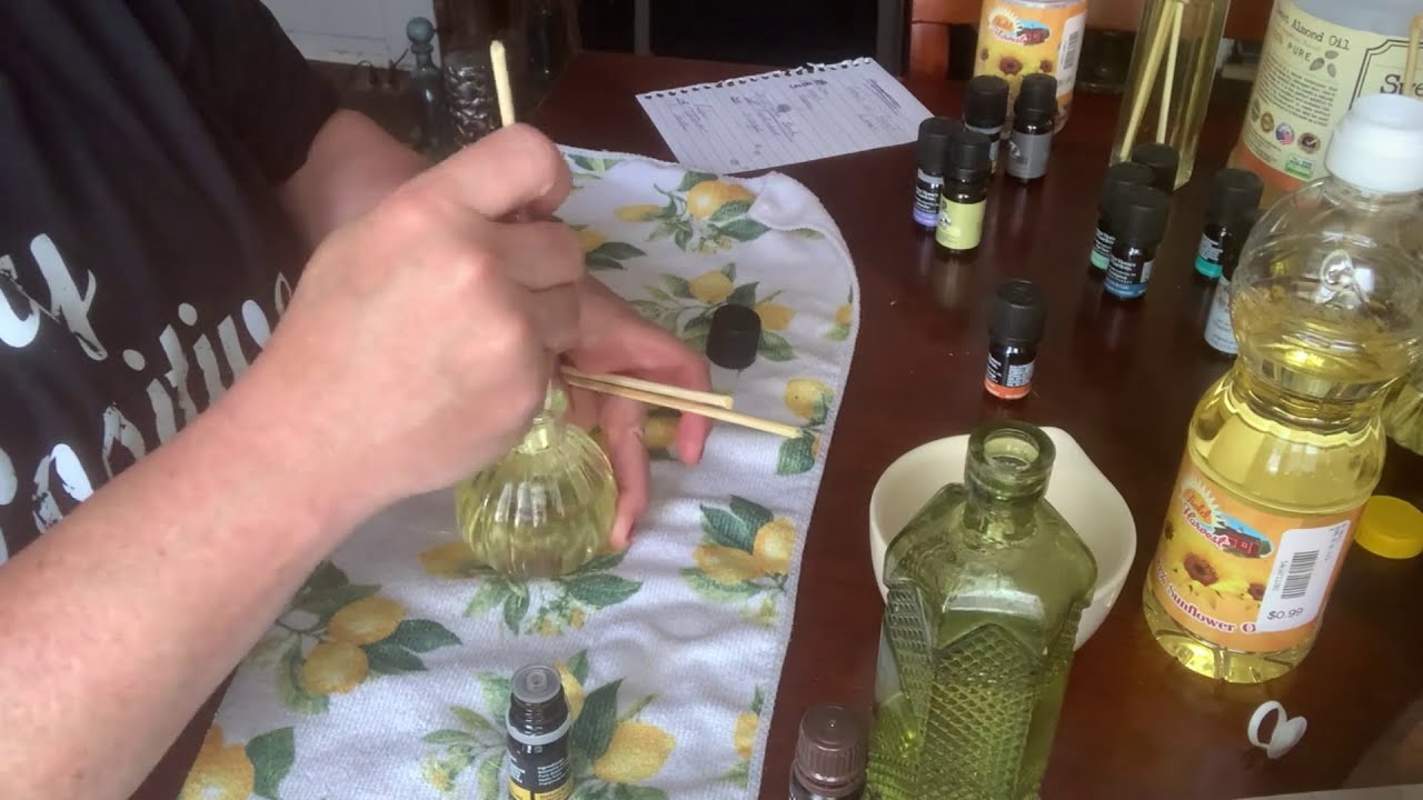 DIY Quick and Simple Homemade Oil Diffusers Smells So Good! YouTube