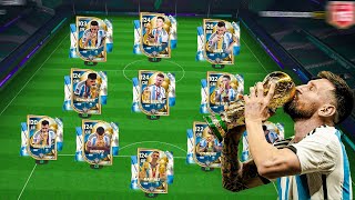 I Made Argentina 2022 World Cup Champions Squad In Fc Mobile