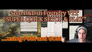 D&D 5e Solo RPG challenge in Foundry VTT with Plot Unfolding Machine
