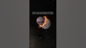 Pluto vs. the Moon at 5 km/s 🌝😳 #spacesim