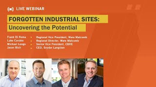 Forgotten Industrial Sites: Uncovering the Potential Webinar | Hosted by SIOR