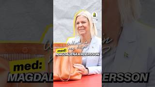 Det har Magdalena Andersson i väskan