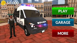 American Police Van Driving: Offline Games No Wifi Android Gameplay screenshot 1