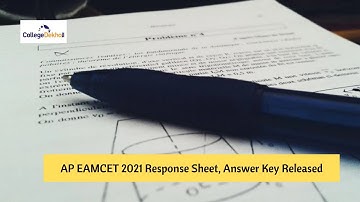 AP EAMCET (EAPCET) 2021 Response Sheet, Answer Key Released