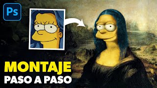 ¡NO TE LO PIERDAS! Transforma a Marge en la Gioconda con Photoshop | PASO A PASO