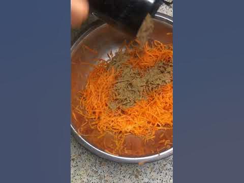 Корейская морковка 🥕 - YouTube