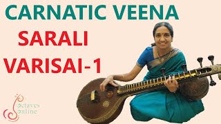 Carnatic Veena : Sarali Varisai -1