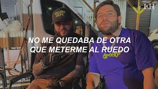 Luis R Conriquez, Farruko - Me Metí En El Ruedo Remix  (Letra)
