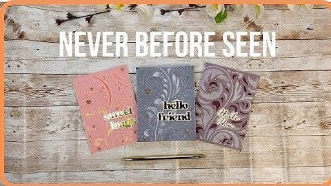 Vellum cards - Unique technique ideas