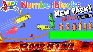 Numberblocks Floor is Lava Battle Remastered NEW PACK
