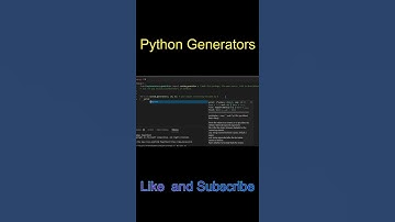 Python generators shorts. #shorts #python
