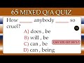 65 English Grammar Quiz Challenge✨:Test Your English Level! |Only 2% Can Pass This Test|No.1 Quality