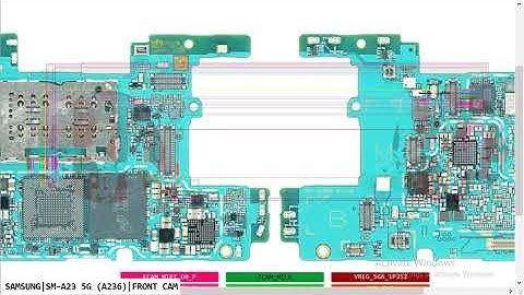 Samsung A23 5G SM A236 FORNT CAMERA Error Notwarking Not Open Problem Hardware Solution
