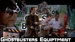 Ghostbusters Equipment: Containment unit, Ecto Goggles, Ghost Sniffer, Ghost Trap, Proton Pack
