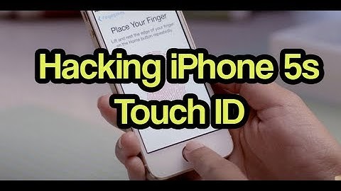 Hacking iPhone 5s Touch ID