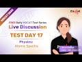 Free Daily Test Series Day 17 Physics Atomic Spectra PreMed PK Free Daily Test Series Day 17 Physics Atomic Spectra PreMed PK