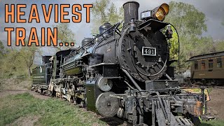 The HEAVIEST TRAIN 491 has pulled in 60  YEARS!