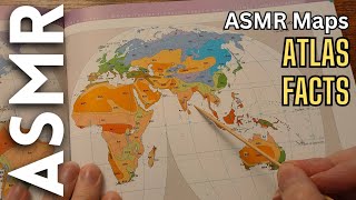 Flicking through an atlas reading facts & figures [ASMR Maps] screenshot 2