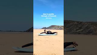 Stop getting destroyed by whitewash! #surfingtips #surf #surftraining #portugal