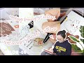 ✨VLOG 06🎨 Making Stickers + Cooking + Plan BUJO + Watercolor Journaling + Get Vaccined | STUDIO VLOG