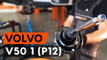 Hoe een veerpoot vooraan vervangen op een VOLVO V50 1 (P12) [AUTODOC-TUTORIAL]