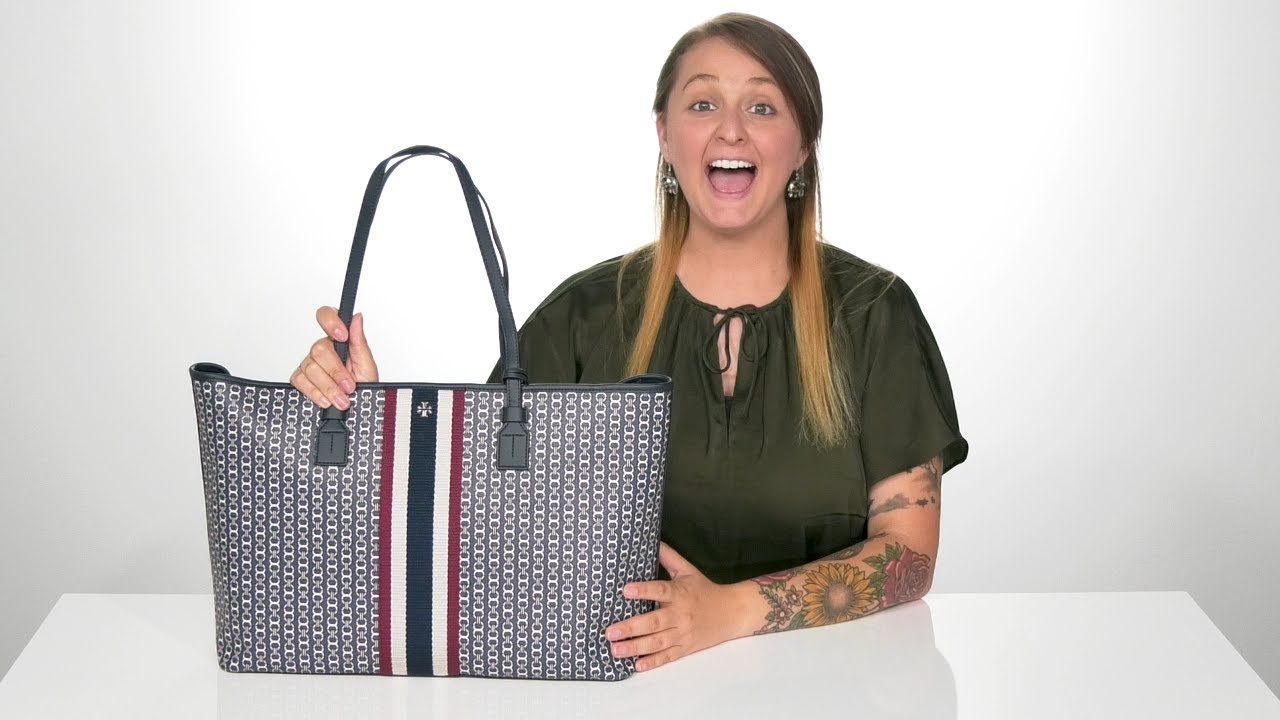 NEW BAG : Tory Burch Gemini Link Small Top Zip Tote + Tory Burch Gemini  Link Wallet Unboxing 