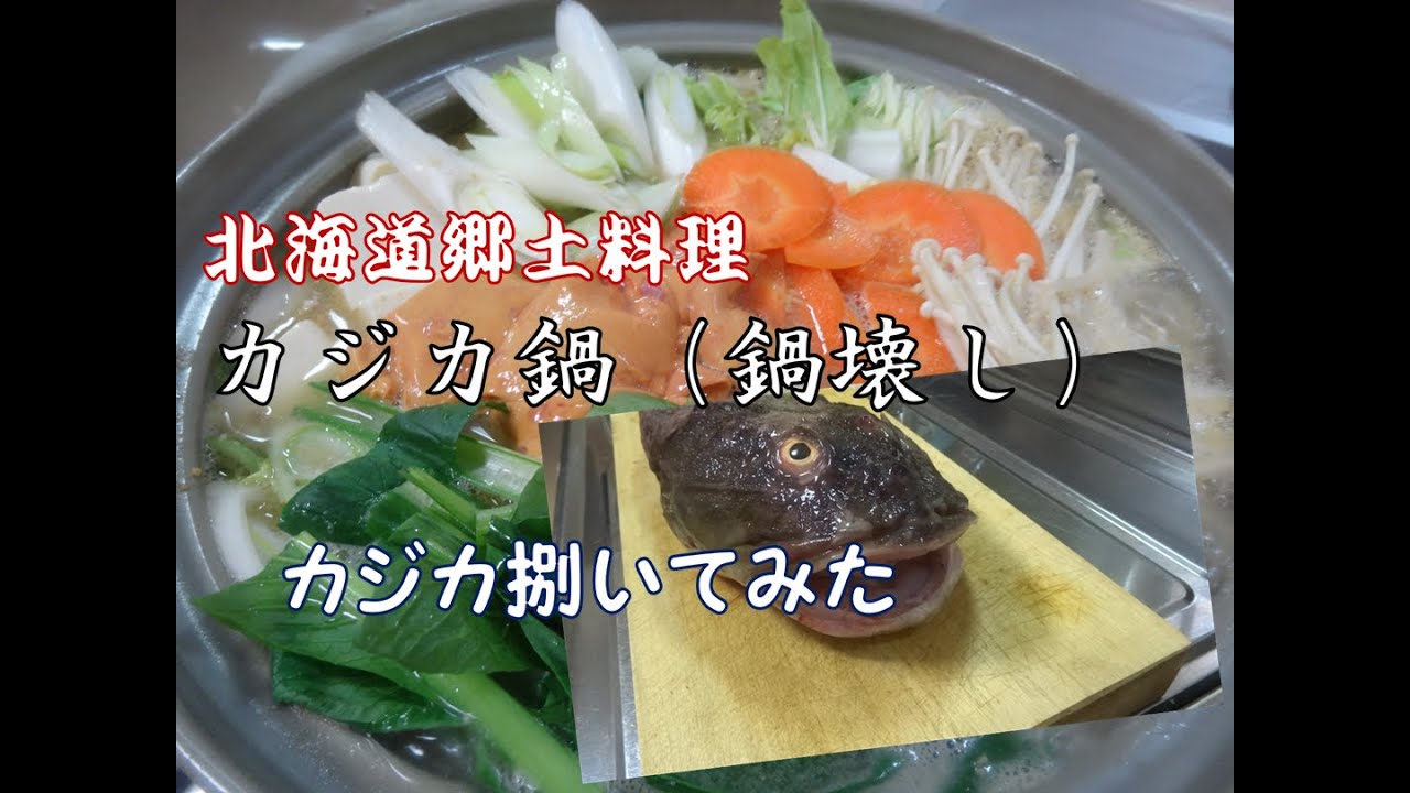 カジカを捌いてみた 北海道の郷土料理 カジカ鍋 鍋壊し カジカの子醤油漬け ある日の夕食９９ Youtube