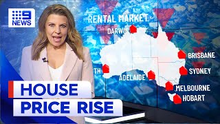 Sydney housing prices on the rise amid cost of living crisis | 9 News Australia