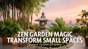 Zen Garden Magic Transforming Small Spaces into Tranquil Green Havens