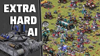 Red Alert 2 | Extra Hard AI | Dangerous Zone | (2 vs 6)